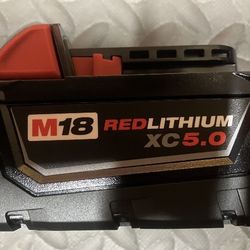 New Milwaukee M18 5AH Battery