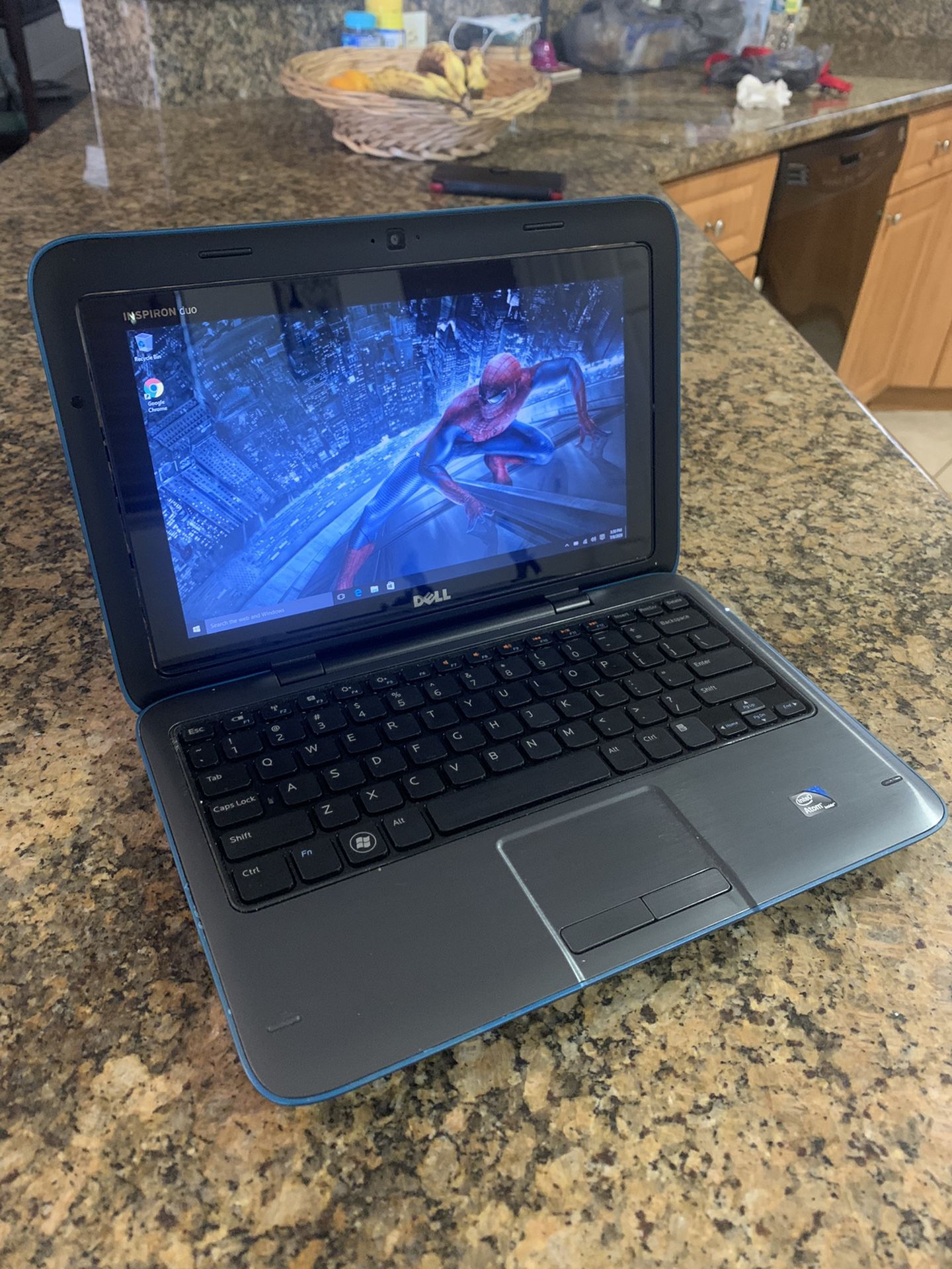 Dell 11” Laptop and works as a tablet also, touchscreen Windows 10 webcam