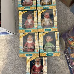 Disney Vintage Snow White 7 Dwarfs Mattel Figures
