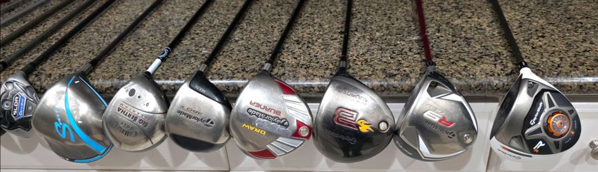 Taylormade R1 Burner R9 Ti, Callaway, Adams and more golf Drivers Men's and women Right Handed
