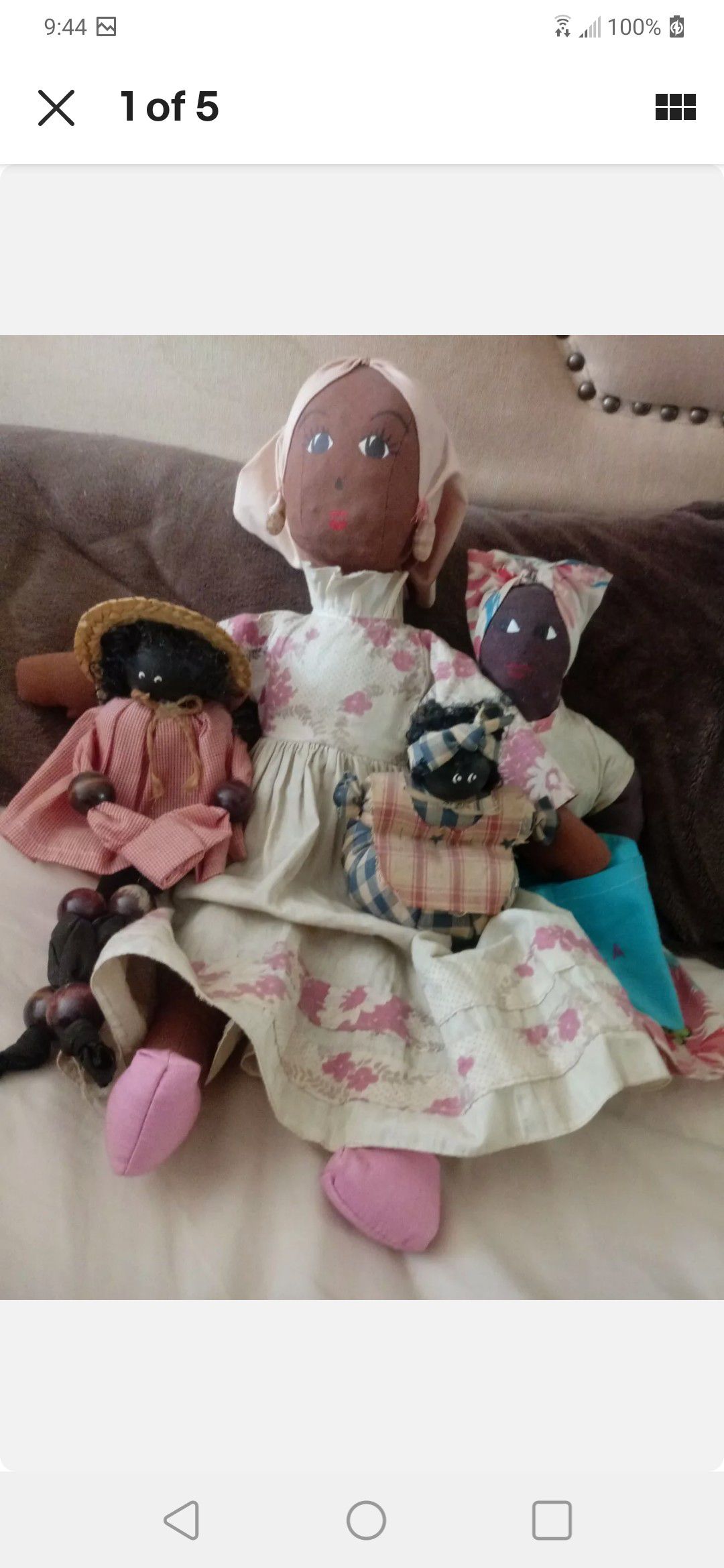 SALE: Lot of African American collector dolls