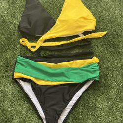 Jamaica flag bikini