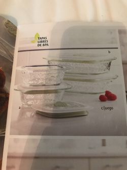 Juego de recipientes