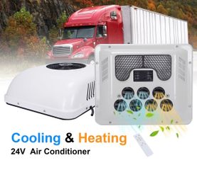 24V 10000BTU Air Conditioner For Caravan Truck Split RV AC Unit Heat & Cooling