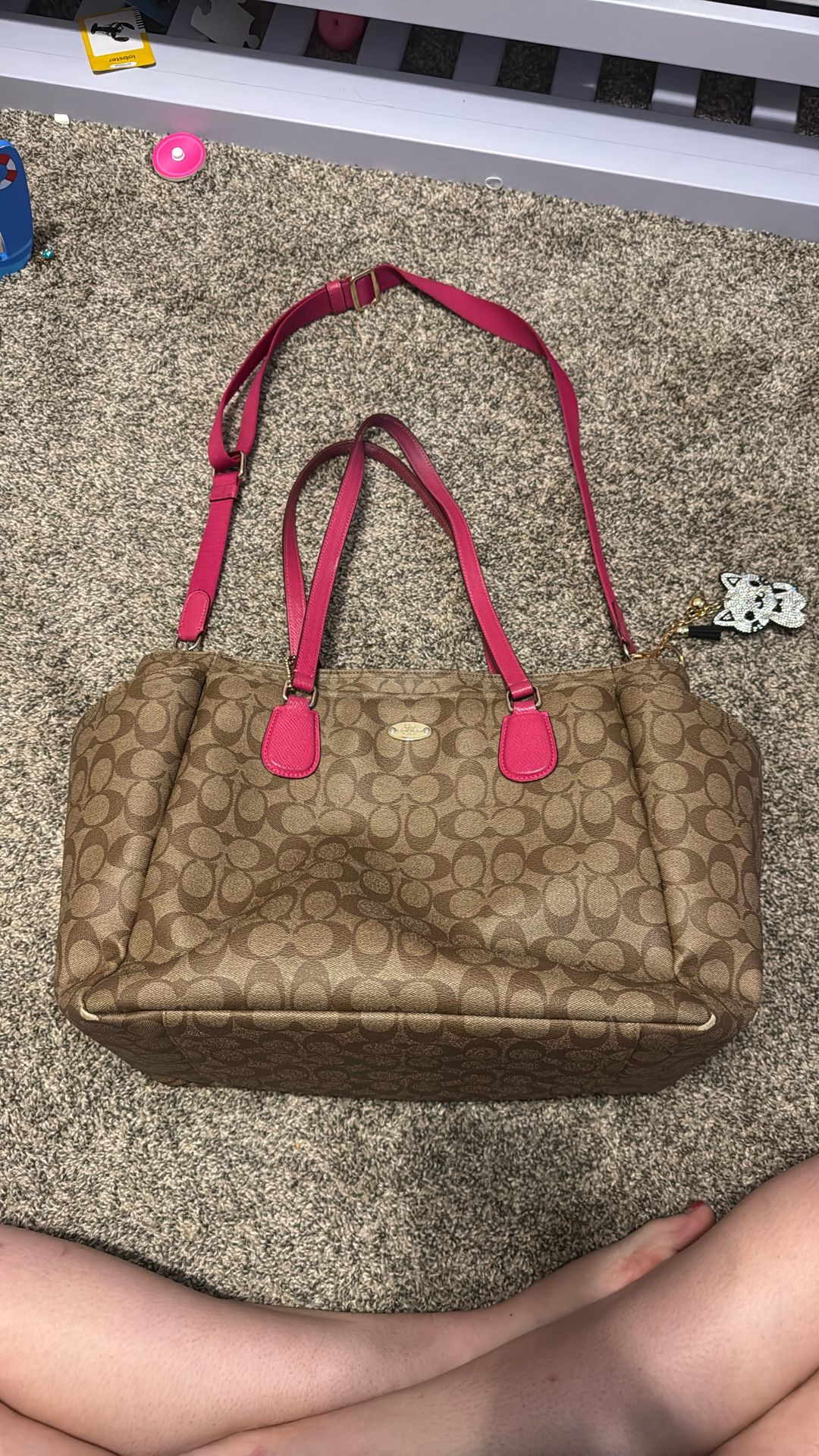 Coach Signature Diaper bag
