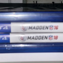 PS4- Madden games $80.00