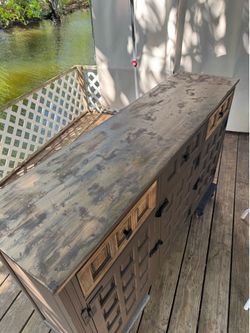 Real wood credenza,dresser