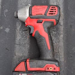 Milwaukee M18 Impace Drill With 2.0 Battery
