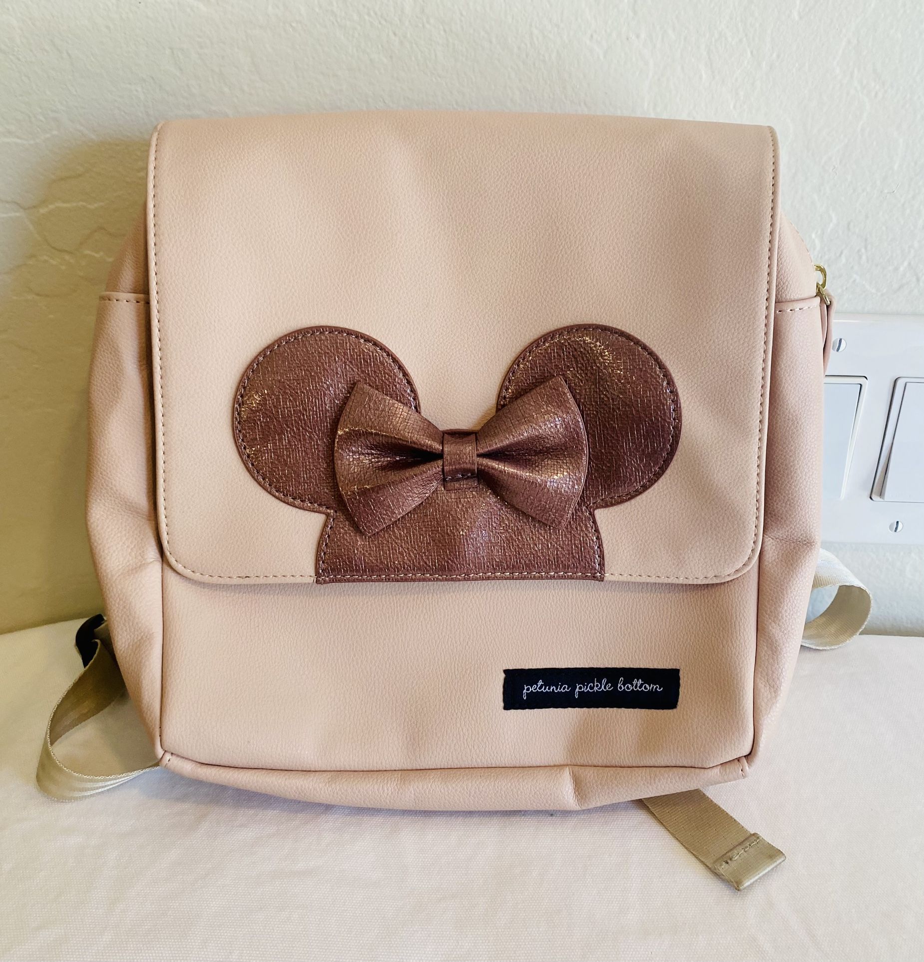 Minnie Mouse Mini Boxy Backpack by Petunia Pickle Bottom for Kids NWOT