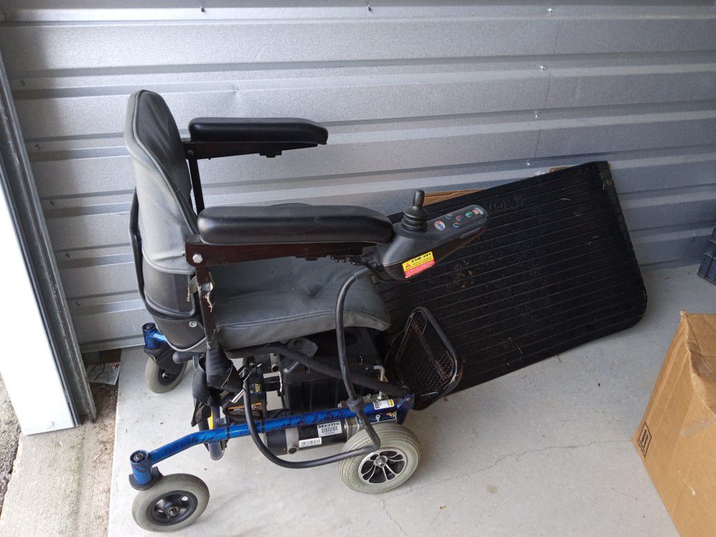 Merits Electric Wheelchair Collapsible Portable