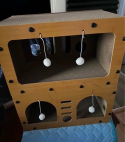 Cat Scratcher And Bed Double Layers