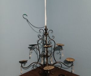 Cristal prisms candle holder