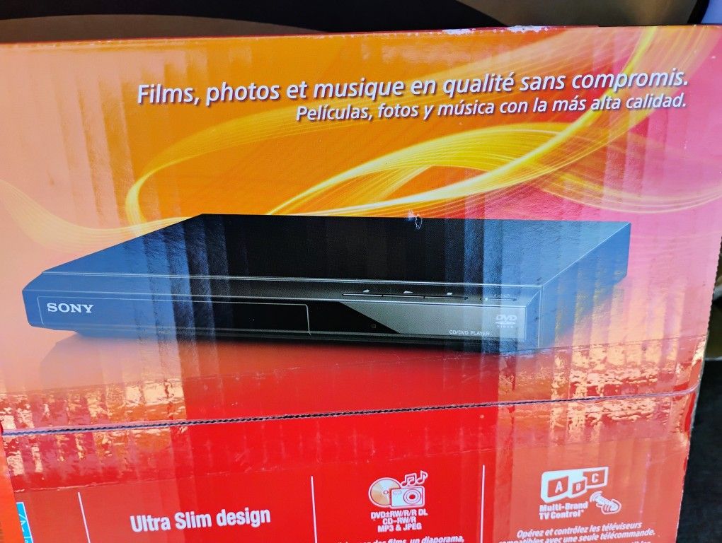 Brand New Sealed Sony Dvd Player