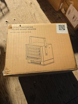Digital fan - forced ceiling mount heater