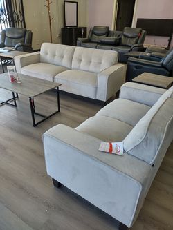 New sofa and loveseat