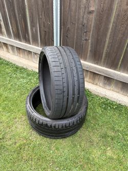 (2) Continental 245/30r20 Tires - Used