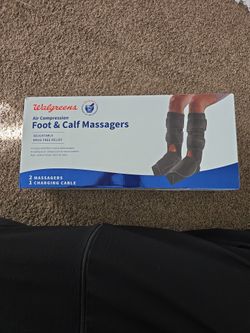 Walgreens Air Compression Foot & Calf Massagers - Brand New In Box