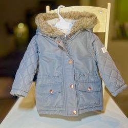 New Parka Fashion Jacket for baby toddler 18 months - 2 T boy or girl 