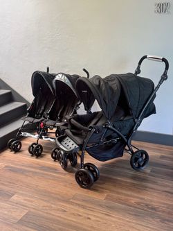 Stroller double infant and toddler