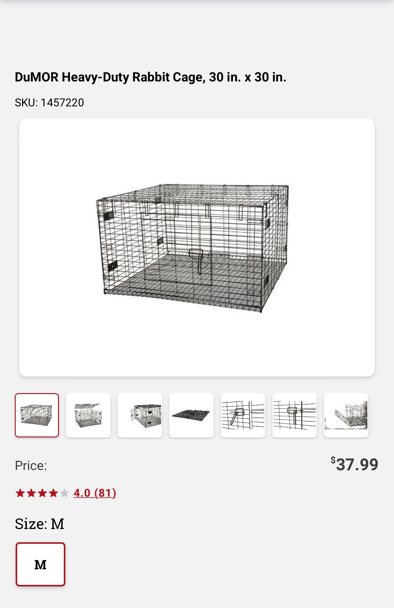 Rabbit Bird Animal Cage 