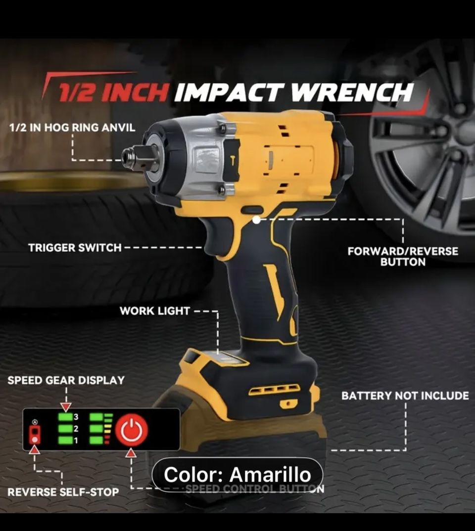 Llave  Eléctrica, Compatible con for Dewalt