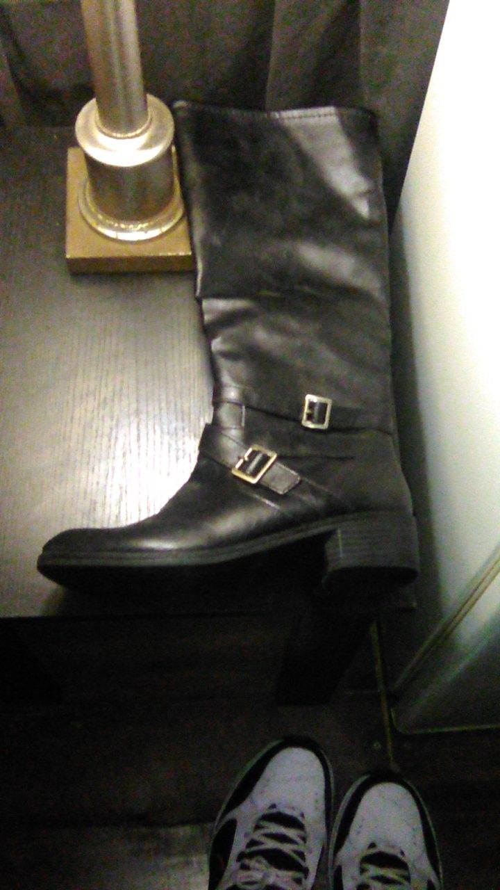 Leather Black Womens Boots Size 9 M