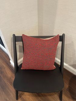 Room & Board Traffic Red Knife Edge Pillow 20x20 USA Made