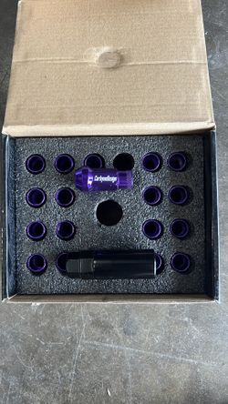 Lug Nuts Purple Steel 12x1.25 20pcs Nissan Subaru Infiniti