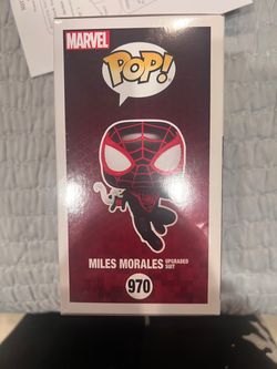 Funko Pop Marvel Miles Morales Upgraded Suit #970
