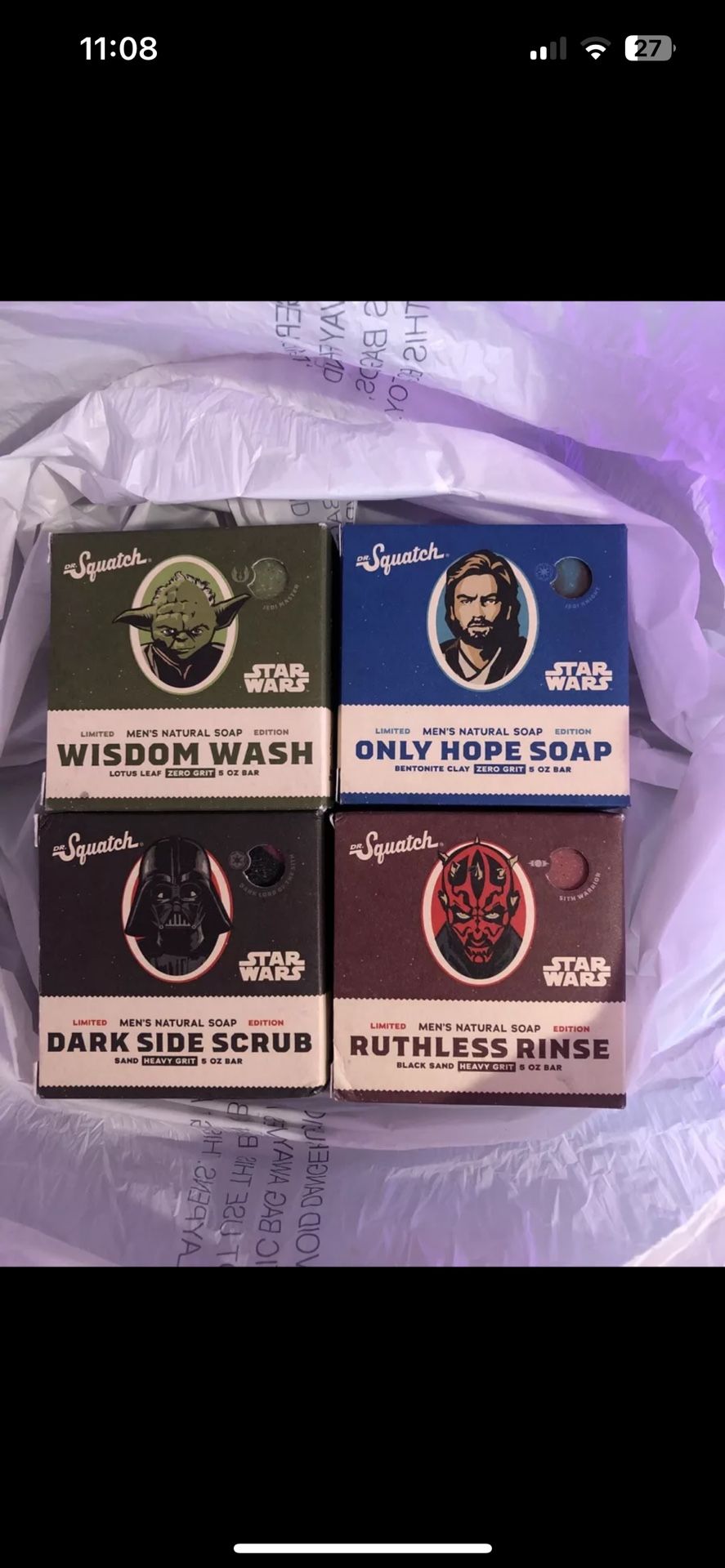 Dr Squatch Star Wars Set