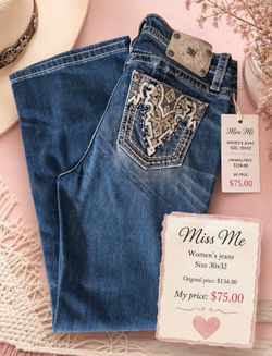 Miss Me Women's jeans sz 30
