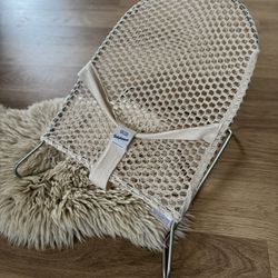 Baby Infant Bouncinette Bouncer - Minimalist Bohemian Natural