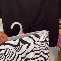 Fashion Top And Mini Skirt Set 