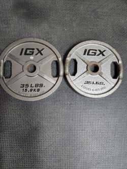 35 lb IGX Olympic Weight Plates (Pairs Only)