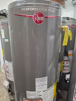New Water Heater Rheem Performance Plus