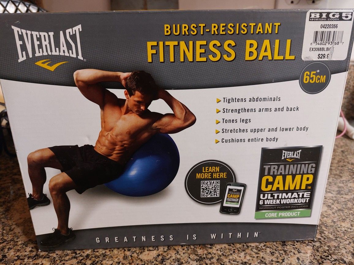 Everlast Fitness Exercise Ball 