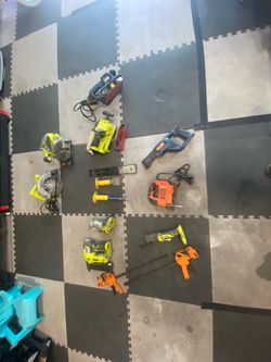 Many tools Ryobi