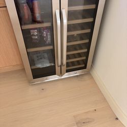 Velivi 24 inch wine and beverage cooler fridge
