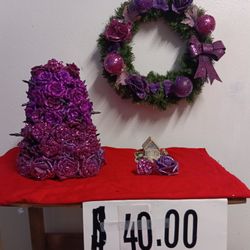 Custom Handmade Christmas Trees And Wreaths