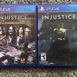 PS4 Game Injustice 