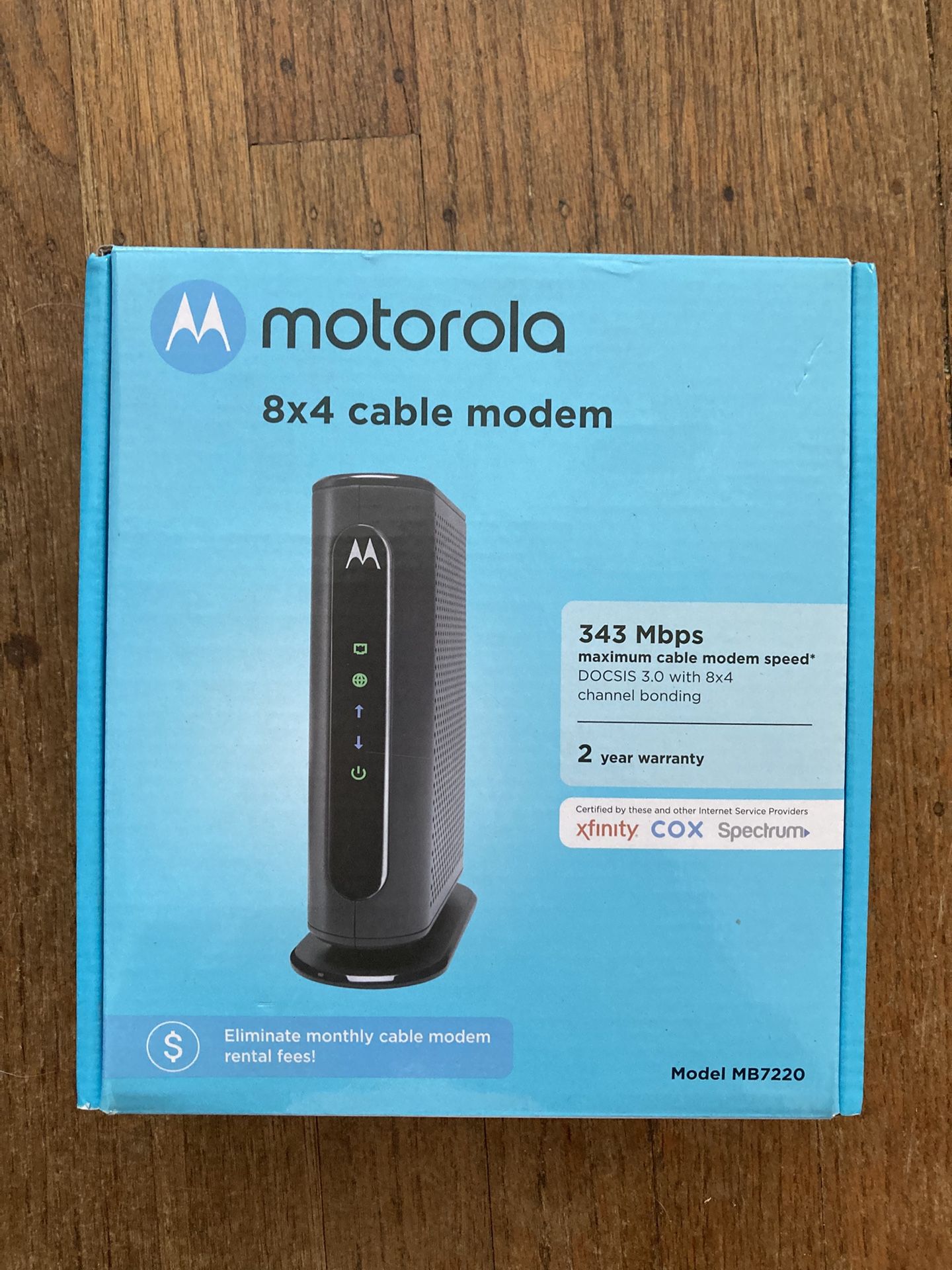 Motorola 8x4 Cable Modem Ok For Comcast