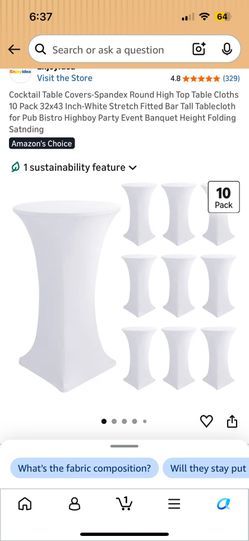 Cocktail Table Covers