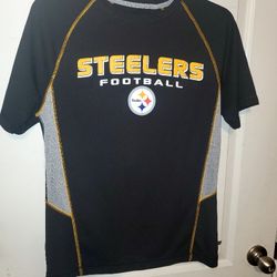 PITTSBURGH STEELERS FOOTBALL OFFICIAL NFL TEAM APPAREL SHORT SLEEVE JERSEY Adult Size M