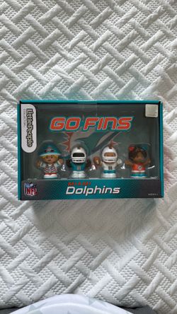 Fisher-Price Little People Collector Set Miami Dolphins GO FINS HND10 *New*