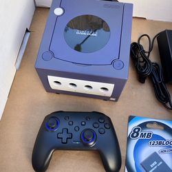 Nintendo GameCube w / 50 GAMES on SD CARD + Bluetooth + PiccoBoot [ Details Below ].