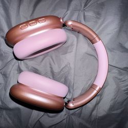 Pink Bluetooth Headphones 