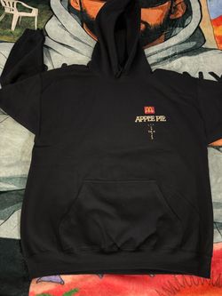 Travis Scott Cactus Jack x Mcdonald's Apple Pie Hoodie Men's Large Black