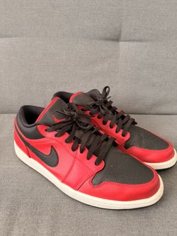 Nike Air Jordan 1 Low in the “Bred” / Black-Red