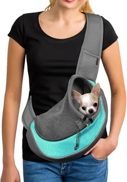 Pet Sling Carrier for 2-5 lbs Small Dogs & Cats
