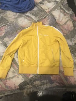 Palm angels track jacket yellow size M